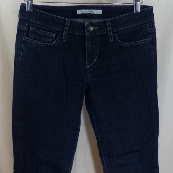 Joe's Cigarette Dark Tessa Frayed Jeans - Size 27 - Picture 2 of 8